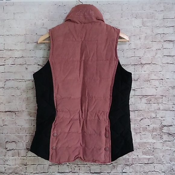 Outback Trading Co. Snowy Mountain Down Riding Vest XS Pink/Black - Picture 2 of 7